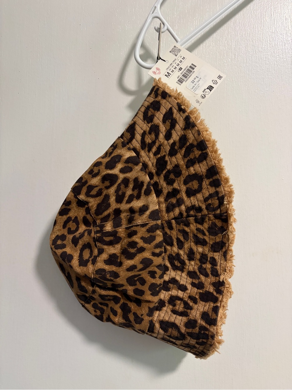 Leopard Print Bucket Hat - Brown/Tan
